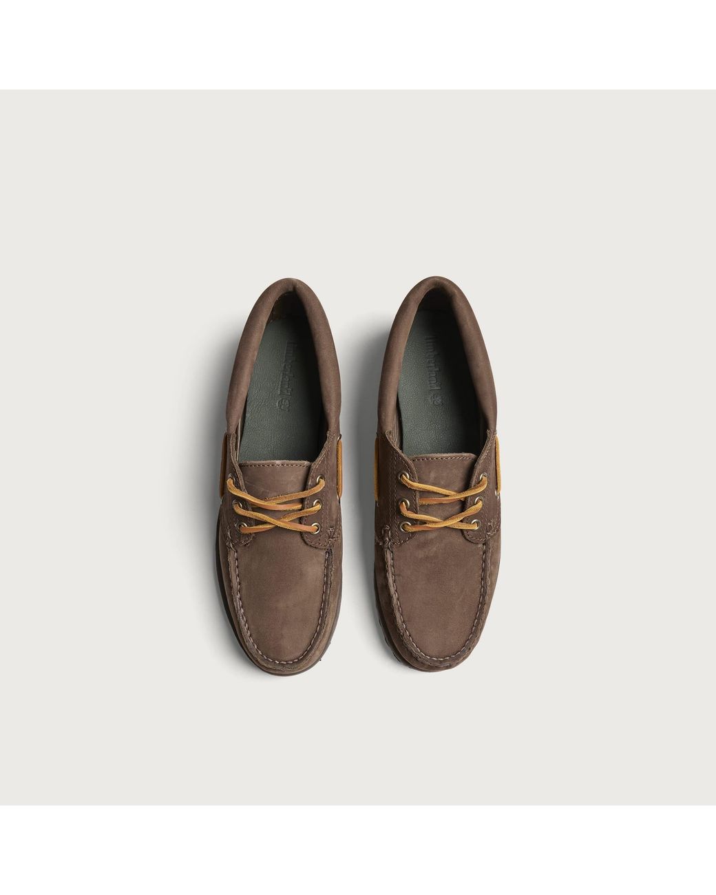Timberland Brown Authentic 3-Eye Boat Shoe