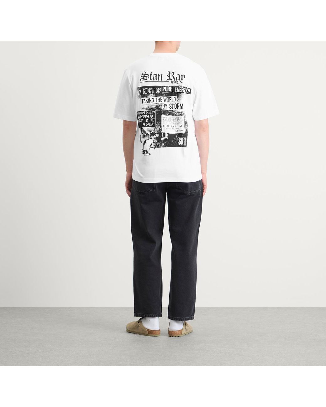 Stan Ray White Hardcore T-Shirt for men