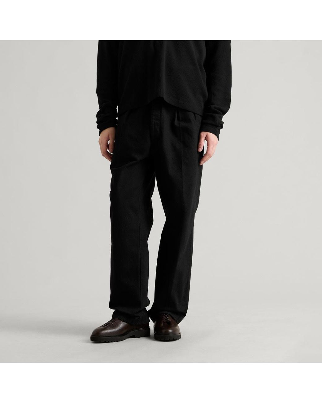 Kaptain Sunshine Black Dyed Denim Riviera Pants for men