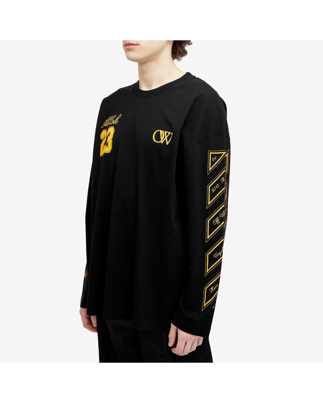 Off-White c/o Virgil Abloh Off- 23 Abloh Long Sleeve T-Shirt in