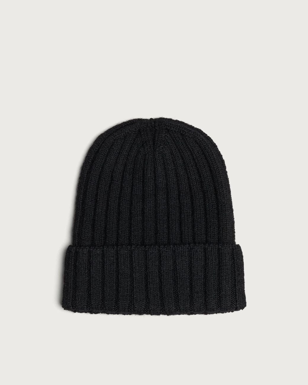 Visvim Black Knitted Wool Beanie for men