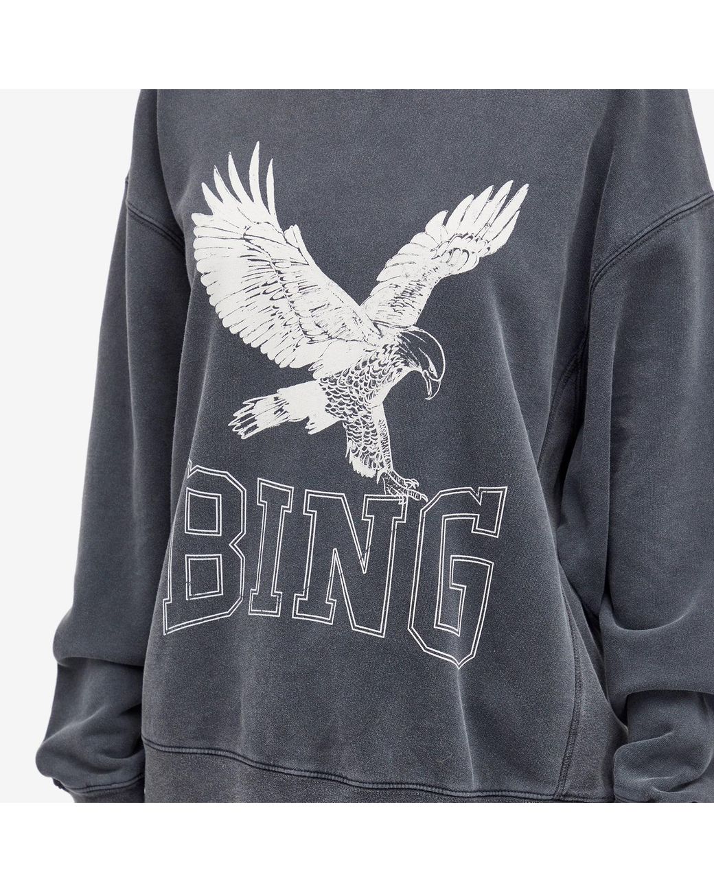 Anine Bing Alto Retro Eagle Sweatshirt in Blue | Lyst