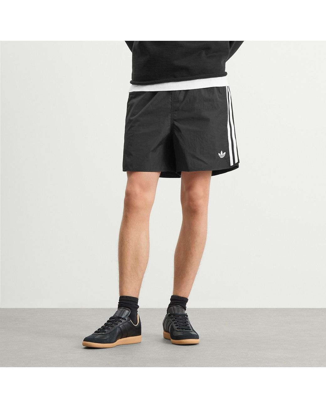 Adidas Black Sprinter Shorts for men
