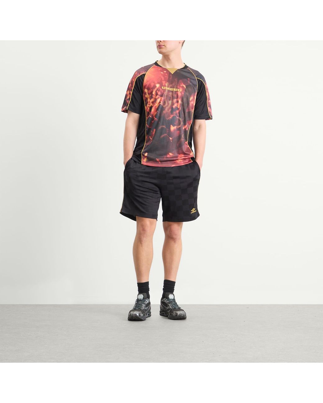 Umbro Black Football Short for men
