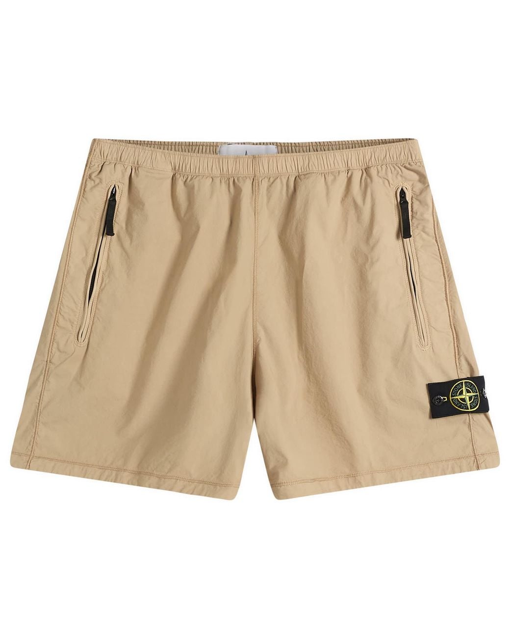 Stone Island Natural Tela Paracadute Shorts for men