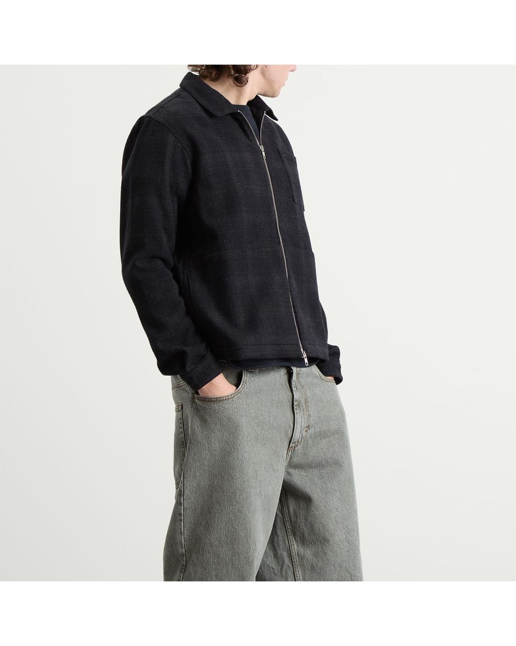 YMC Black Bowie Check Jacket for men