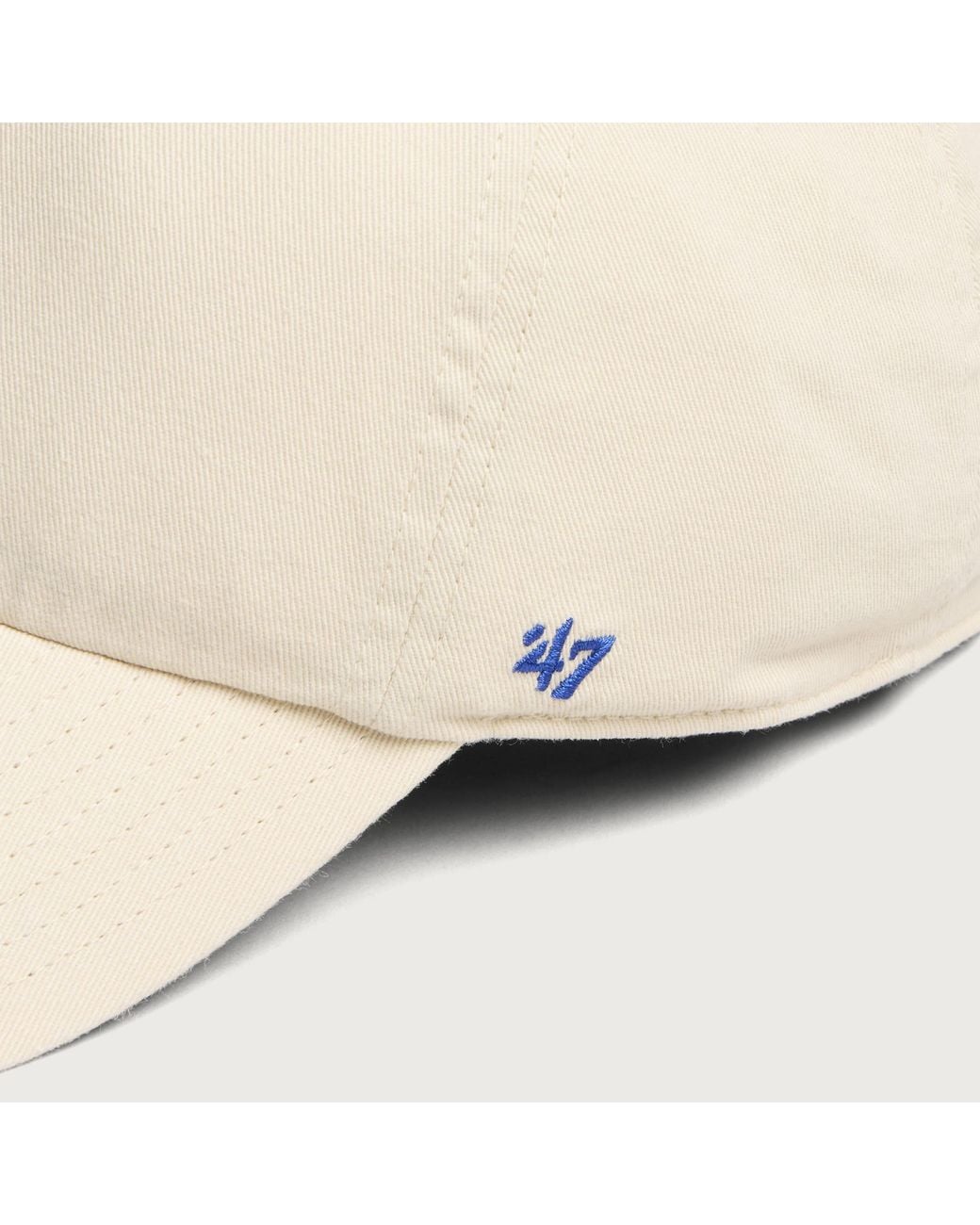 '47 White 47 Base Runner La Dodgers Clean Up Cap