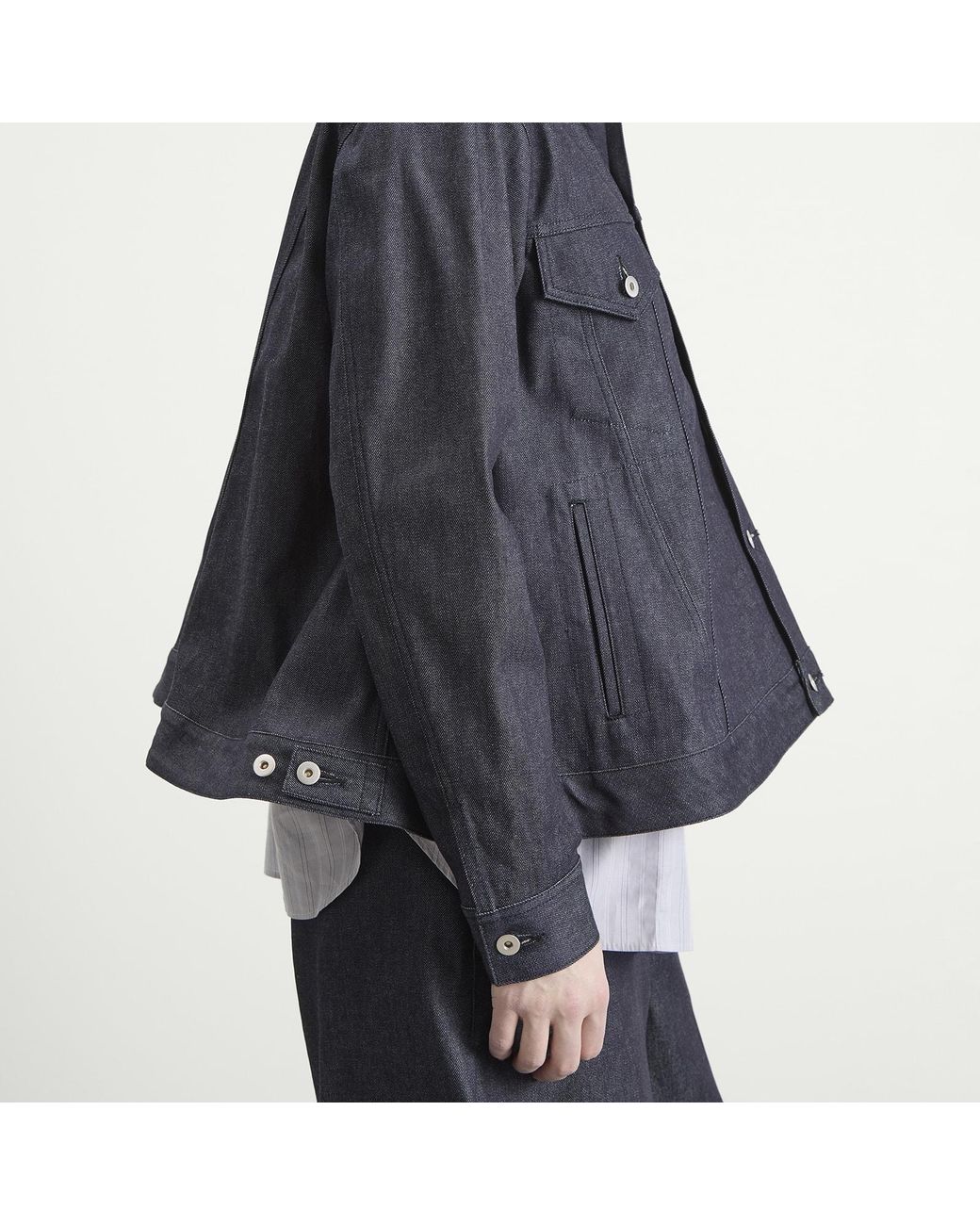Comme des Garçons Blue Denim Jacket for men