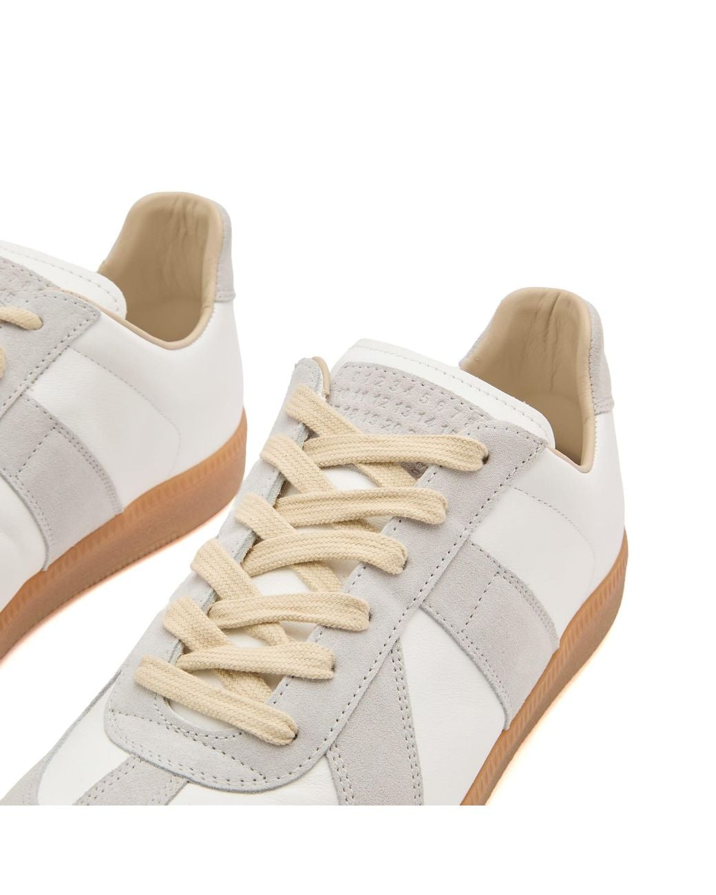 マルタンマルジェラ メンズ シューズ スニーカー Maison Margiela Classic Replica Sneaker OffWhite オフホワイト Maison Margiela Classic Replica Sneakers in White for Men | Lyst