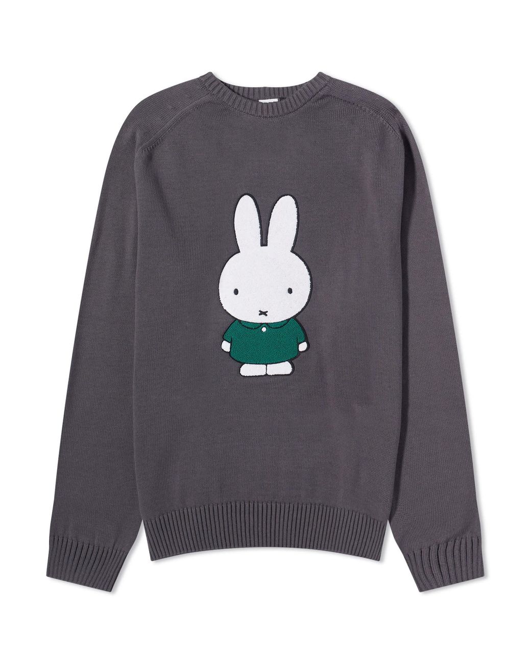 Pop Trading Co. X Miffy Crew Knit in Grey for Men | Lyst UK