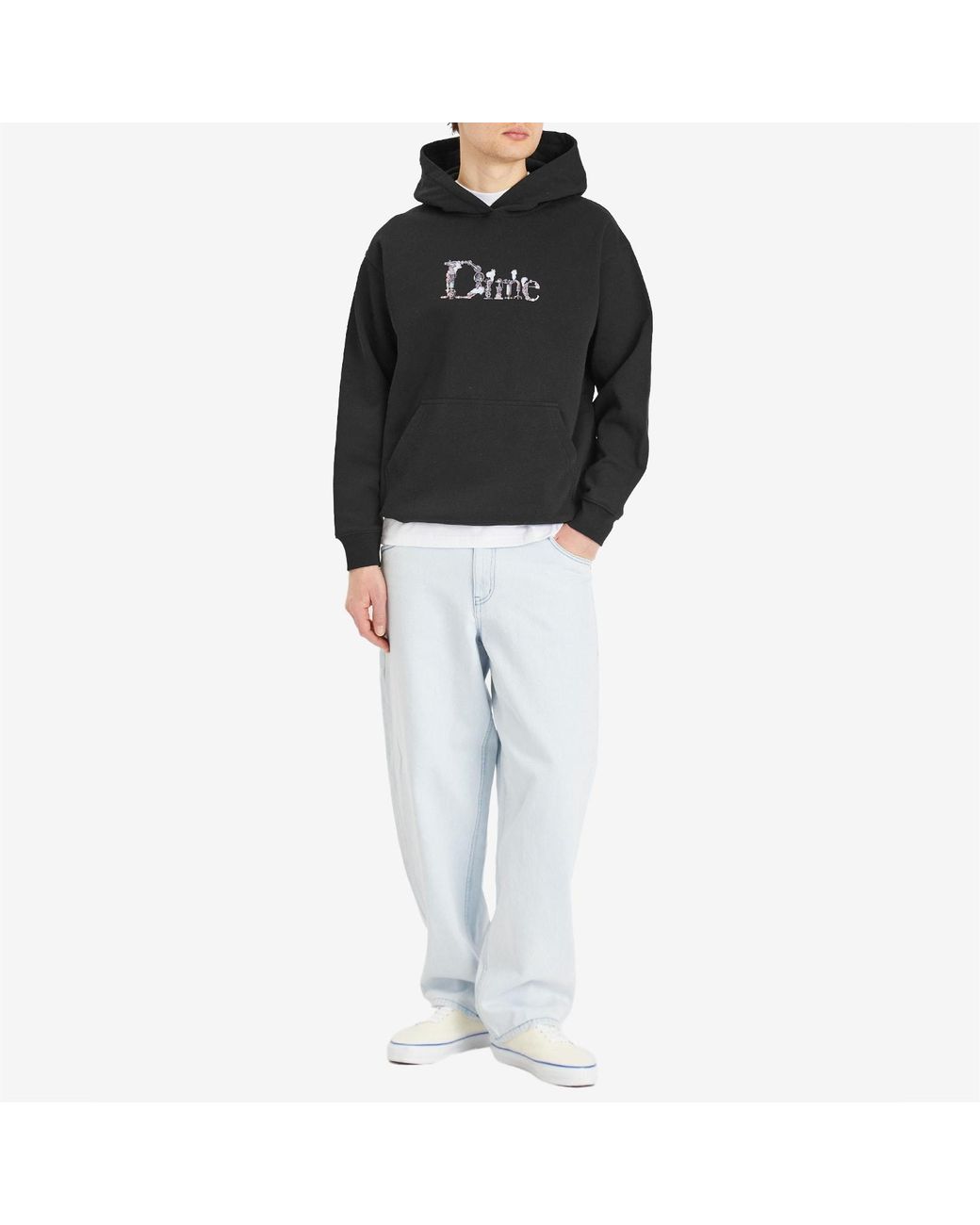 Dime Black Classic Steampunk Hoodie for men