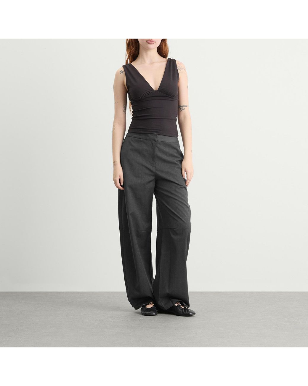 Tala Black 365 Cupro Twist Vest