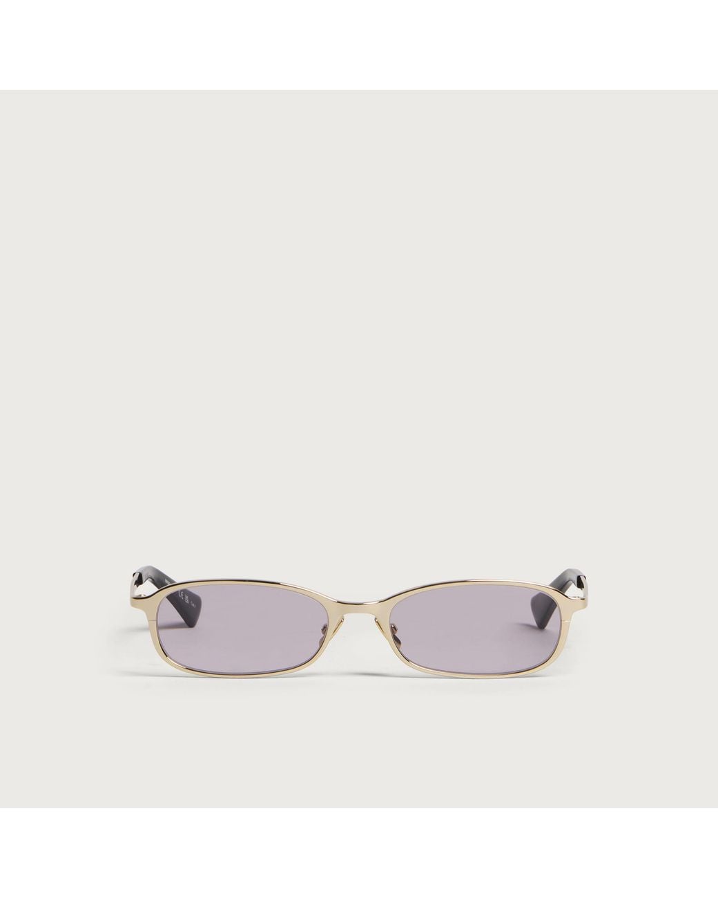 Saint Laurent Metallic Saint Laurent 934 Mia Sl Logo Sunglasses