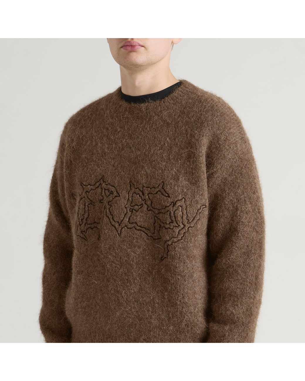 Heresy Brown Desolate Knit Jumper for men