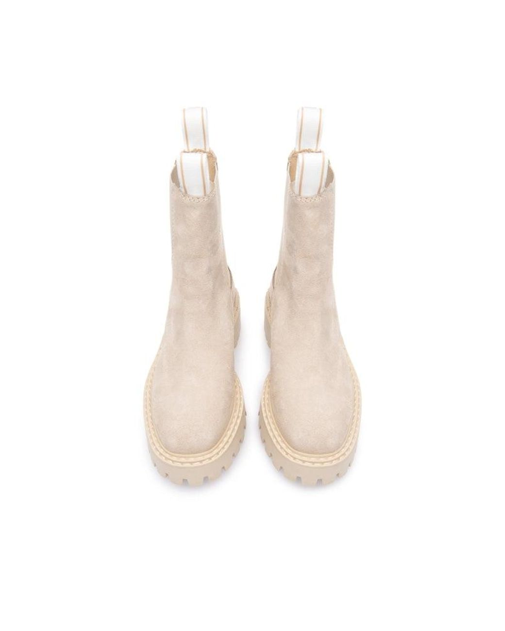 Last Daze Taupe Suede Chelsea Boots in 