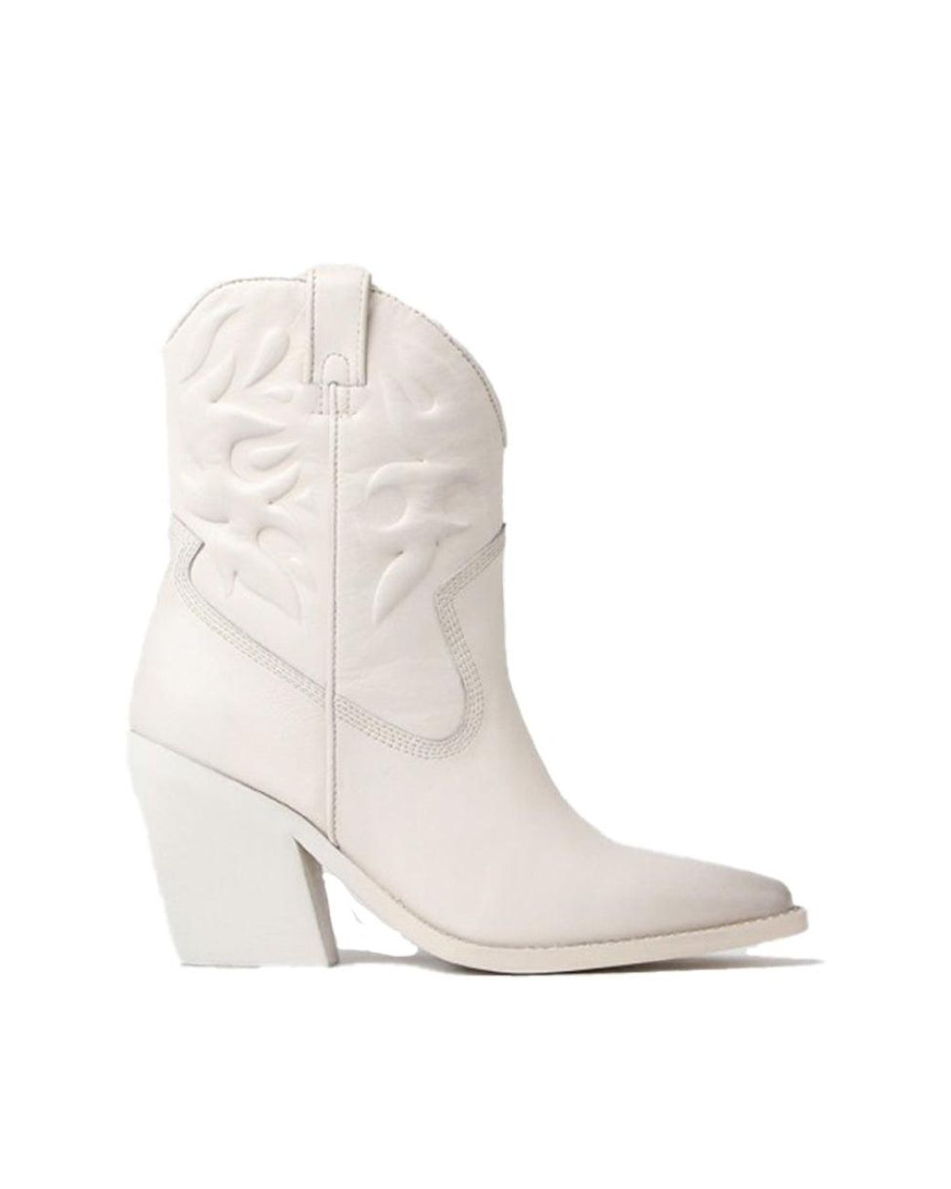 Dom toewijzing vonk Bronx New Kole Off White Low Western Boots | Lyst UK
