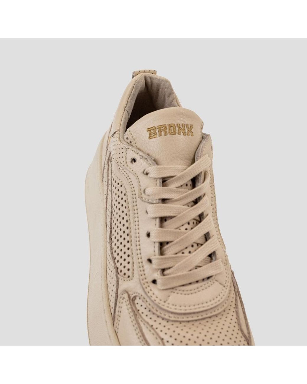 Bronx Bumpp In Camel Chunky Sneakers in Natural | Lyst
