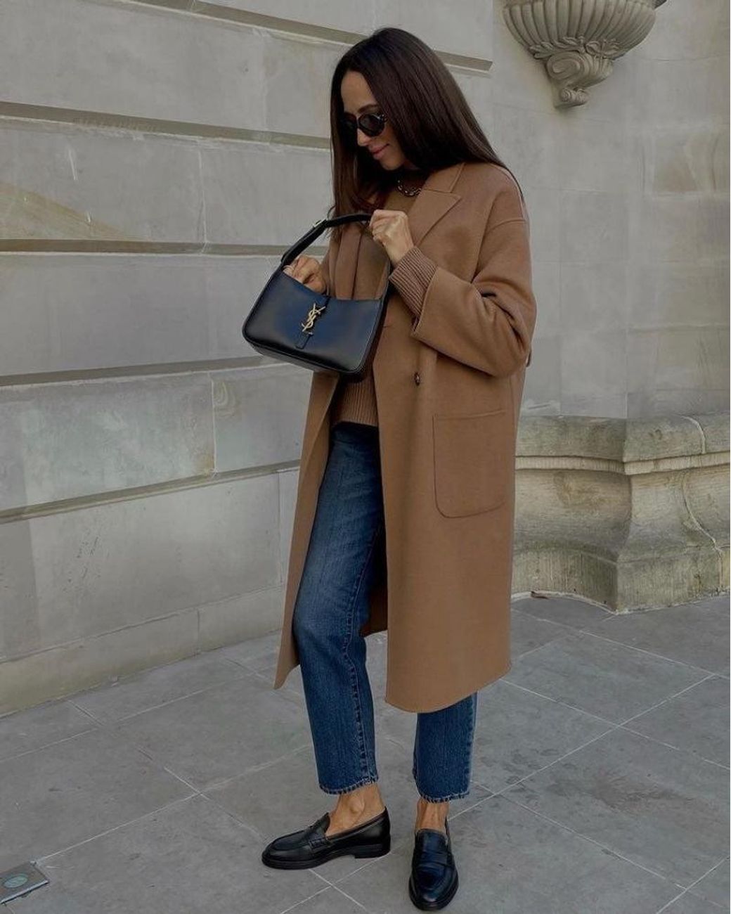 Flattered Sara Black Leather Loafers | Lyst