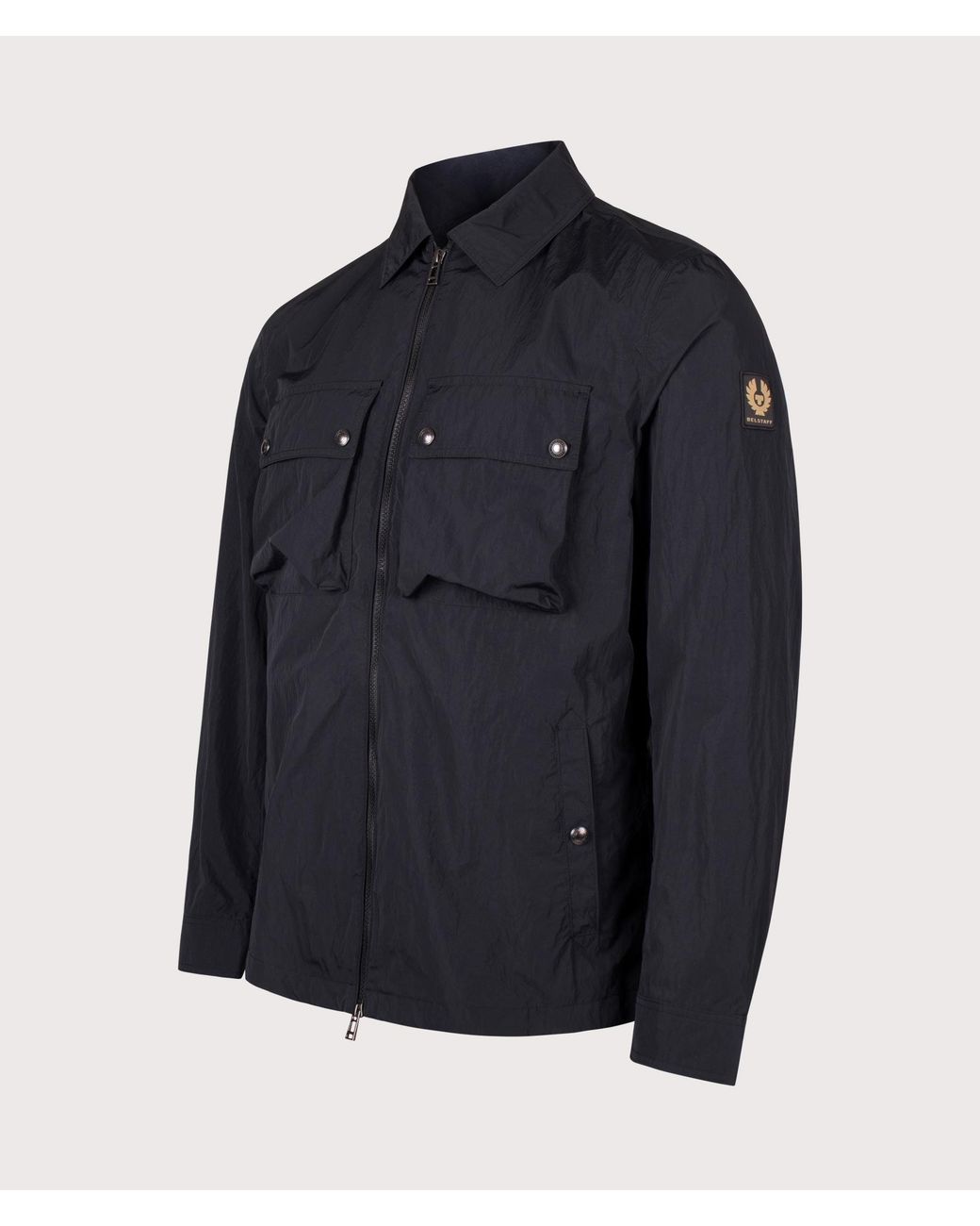 Belstaff Blue Regular Fit Tourer Overshirt for men
