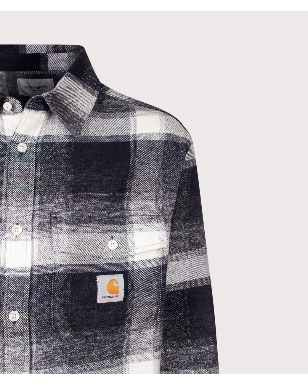 Carhartt Blue Regular Fit Esterson Shirt for men