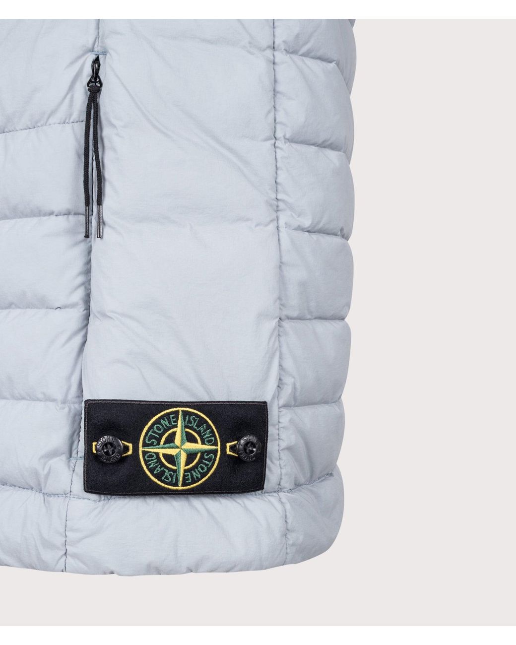 Stone Island Blue Seamless Tunnel Nylon Down-Tc Vest for men