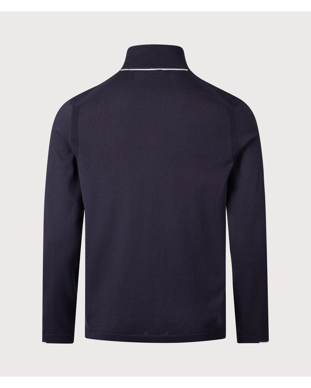 Boss Blue Regular Fit Ever-X Zip Through Knit Jumper for men