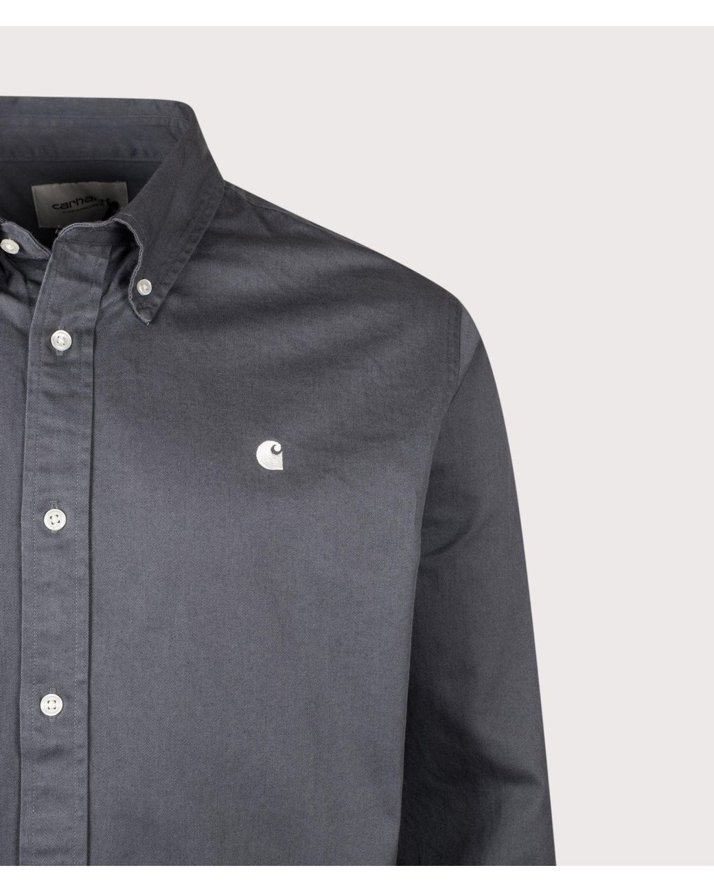 Carhartt Gray Loose Fit Og Madison Shirt for men