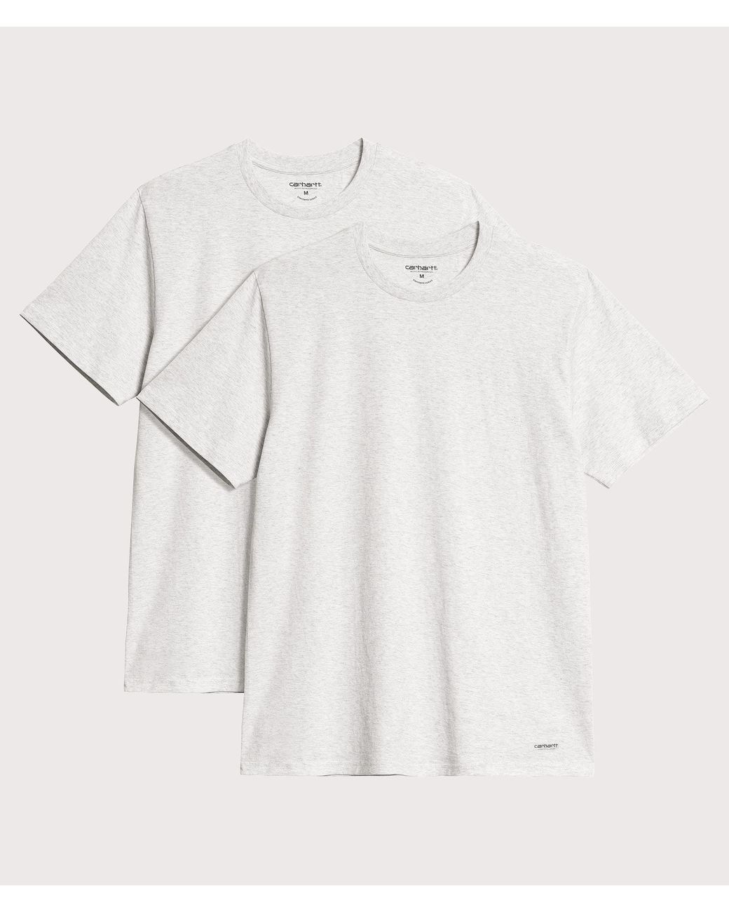 Carhartt White Regular Fit 2 Pack Crew Neck T-Shirt for men