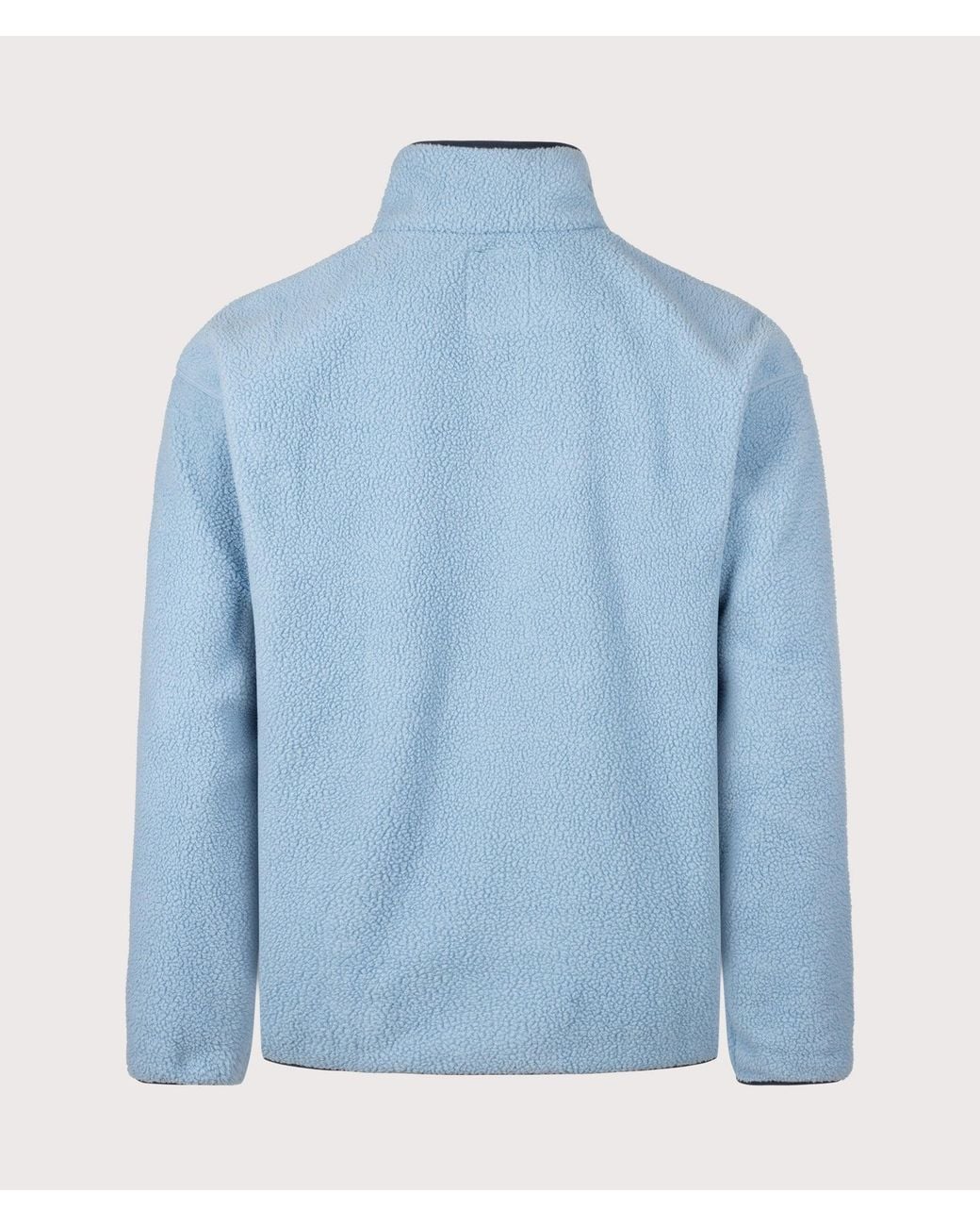 Columbia Blue Regular Fit Helvetia Ii Half Snap Fleece for men