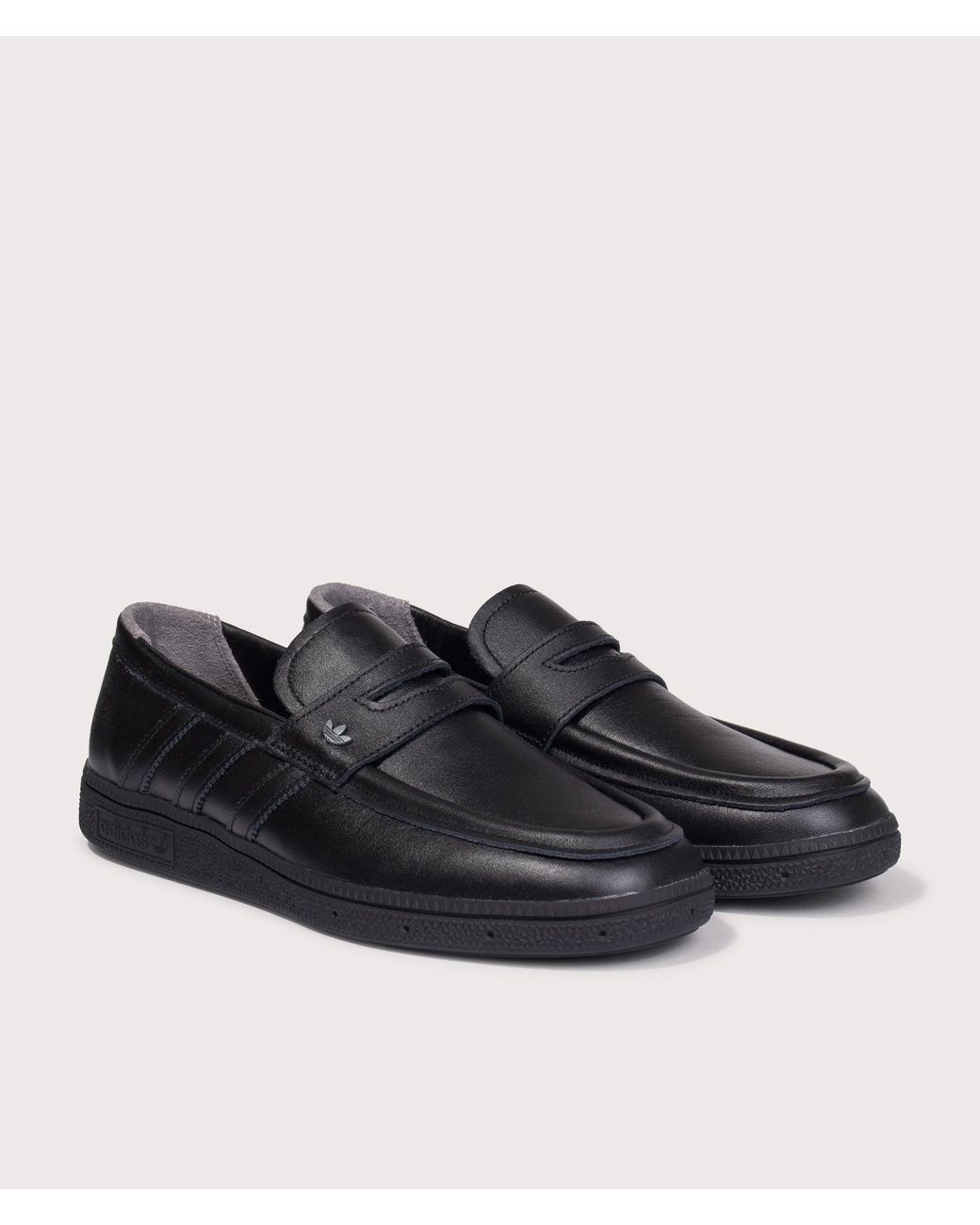 Adidas Originals Black Handball Spezial Loafers for men