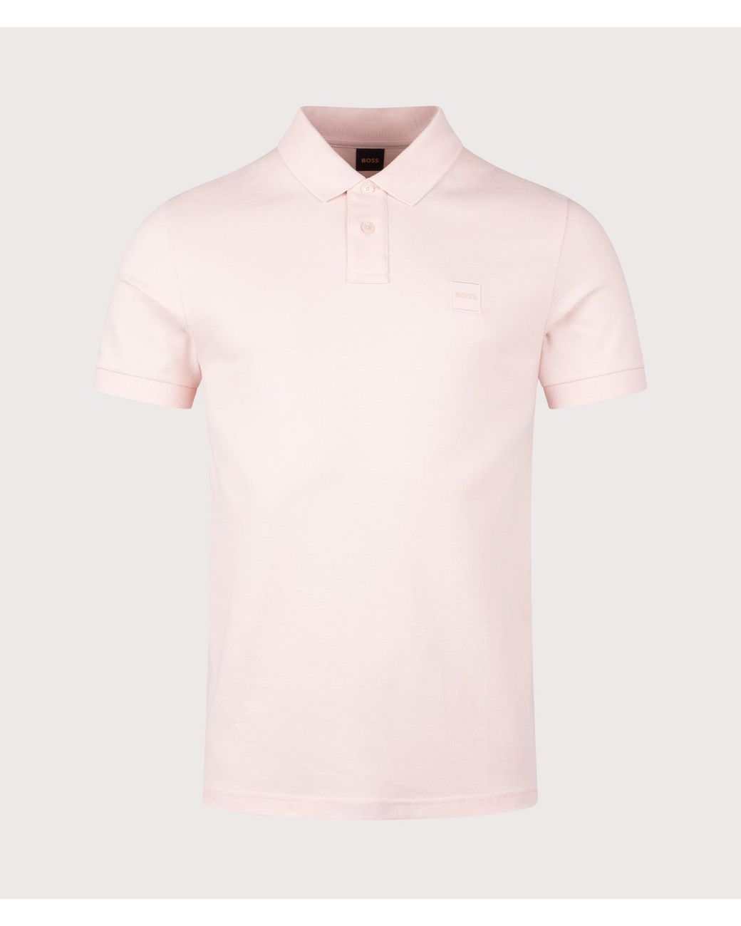 Boss Pink Slim Fit Passenger Polo Shirt for men