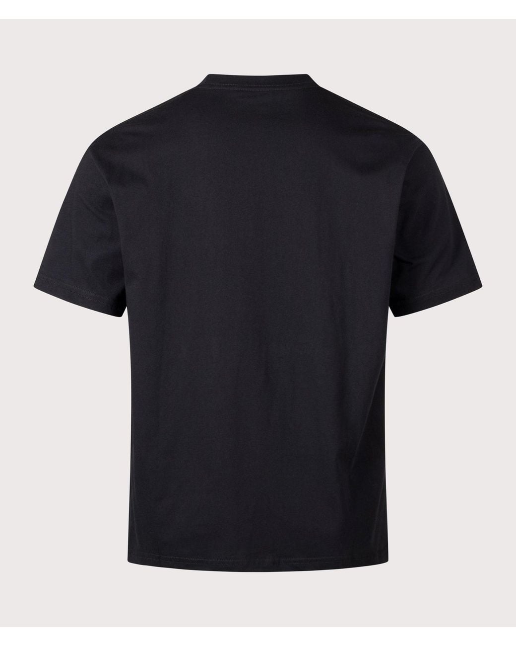 Snow Peak Black Relaxed Fit Soft Cotton Logo T-Shirt for men