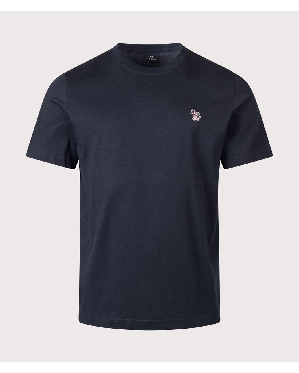Paul Smith Blue Regular Fit Zebra Logo T-Shirt for men