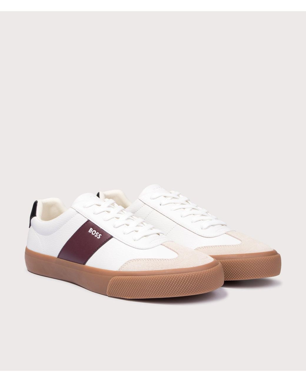 Boss Pink Aiden Tenn Trainers for men