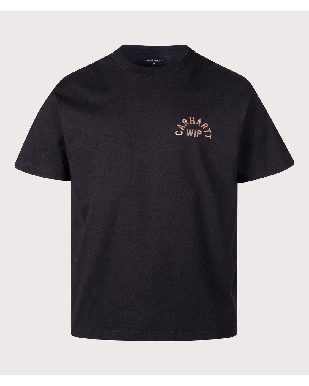 Carhartt Black Loose Fit Arch Script T-Shirt for men