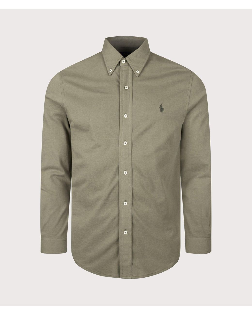 Polo Ralph Lauren Green Relaxed Fit Featherweight Mesh Shirt for men