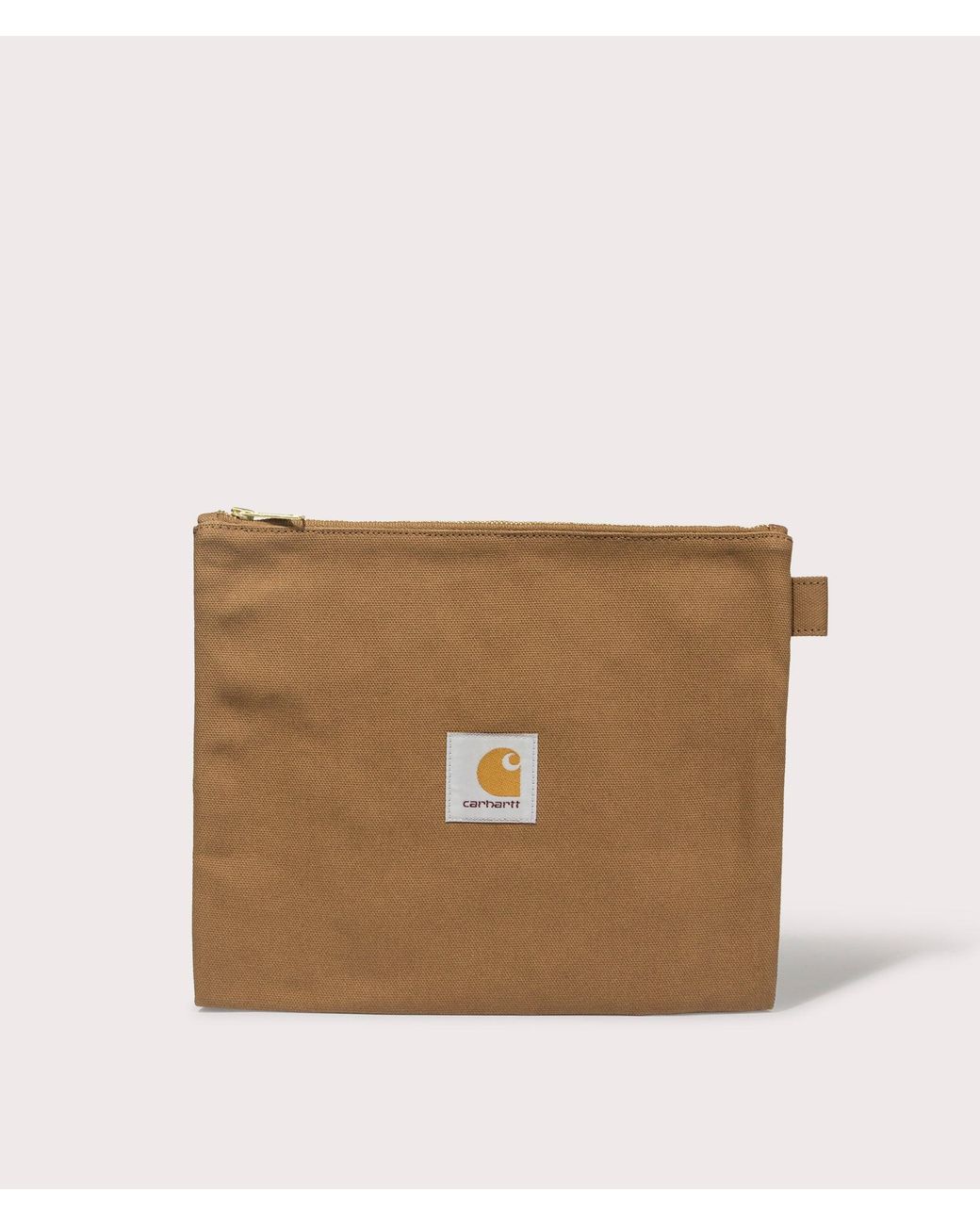 Carhartt Brown Canvas Pouch Set for men