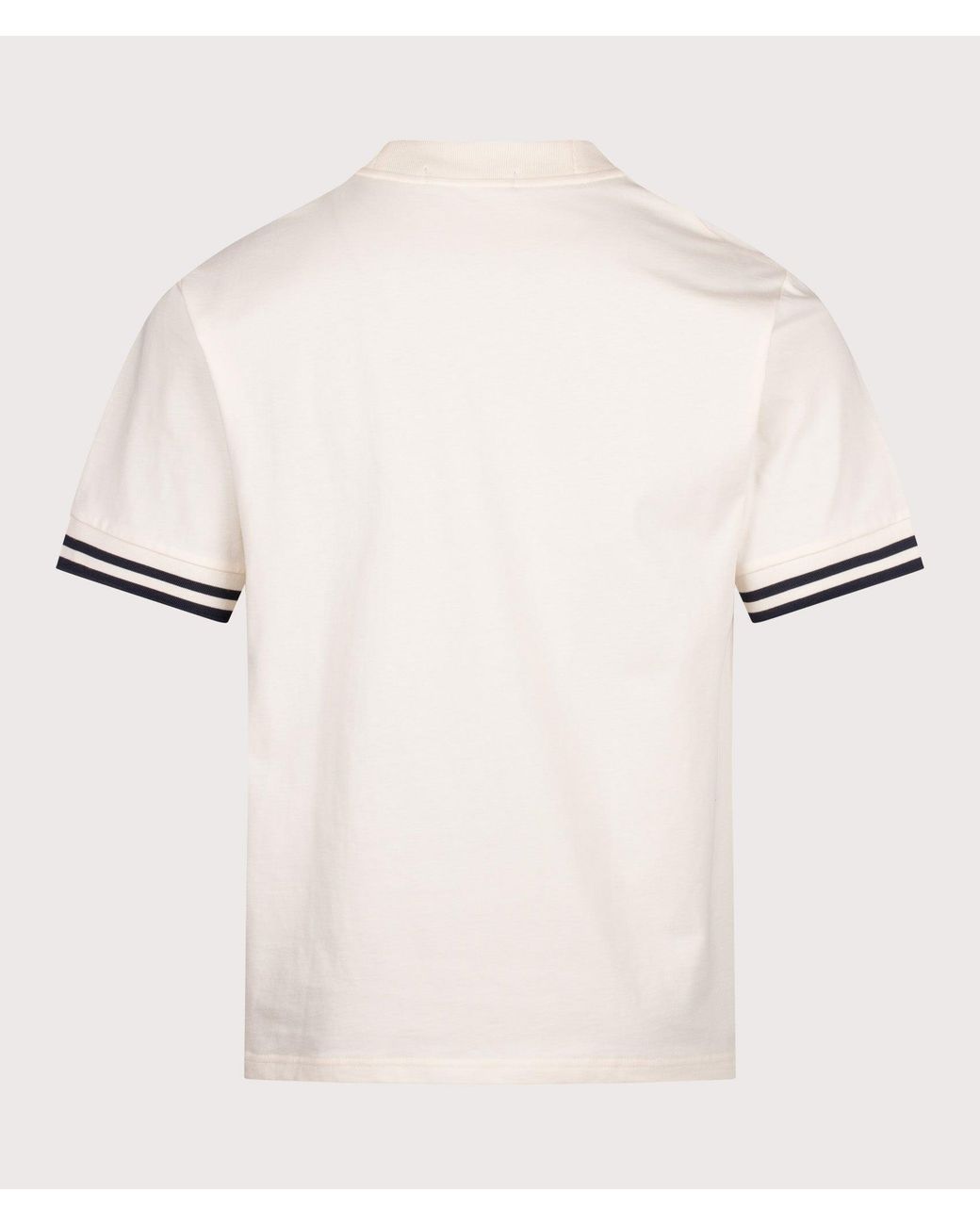 Fred Perry Natural Relaxed Fit Bold Tipped T-Shirt for men