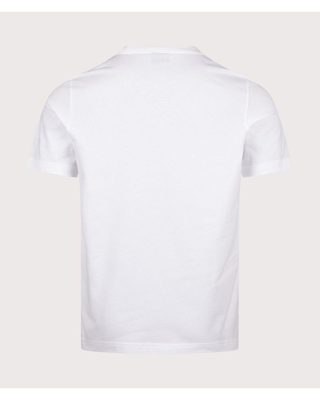 Paul Smith White Regular Fit Organic Cotton Patch Zebra T-Shirt for men
