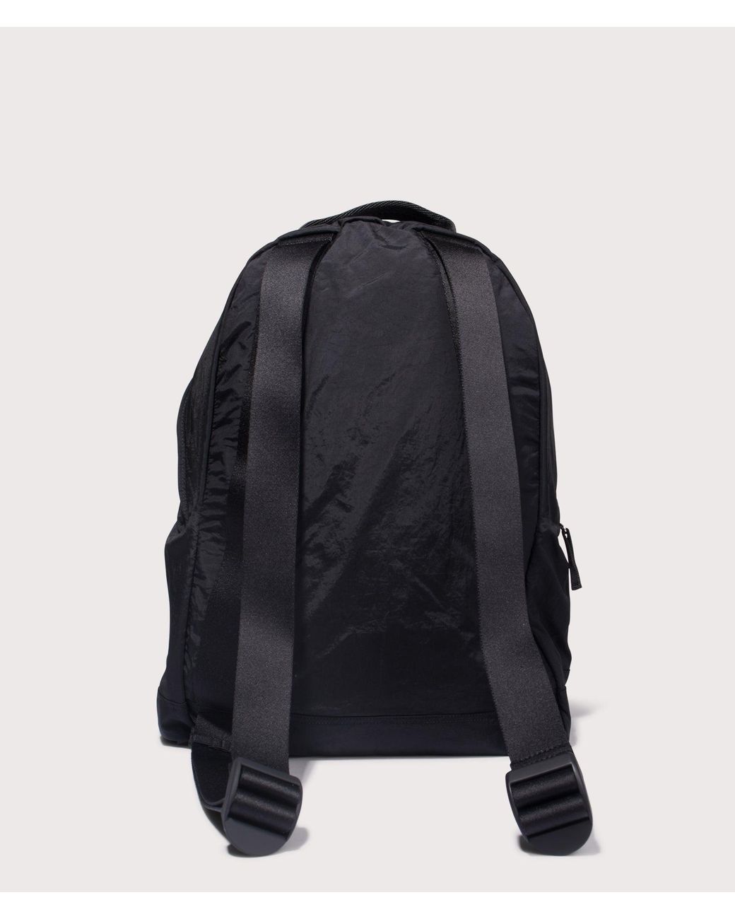 Stone Island Blue Coated Nylon Backpack for men