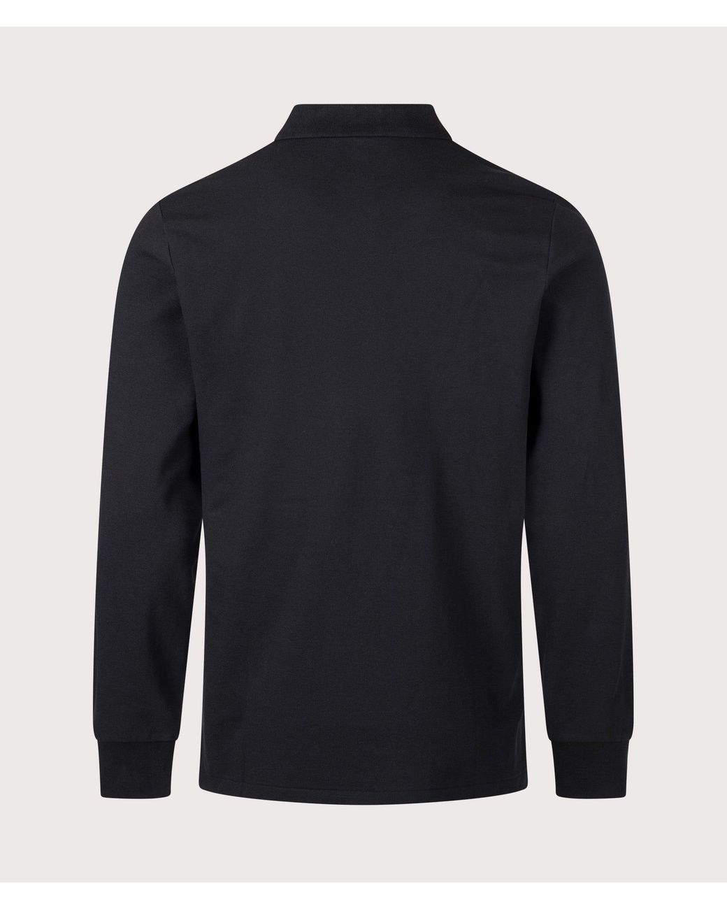 Polo Ralph Lauren Blue Custom Slim Fit Stretch Mesh Long Sleeve Polo Shirt for men