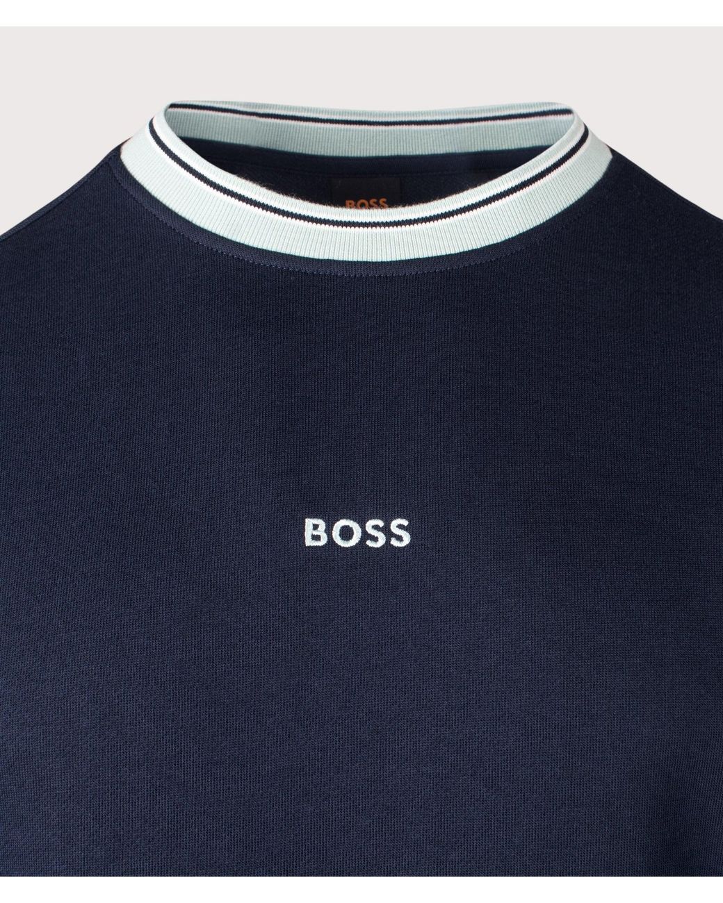 Boss Blue We Blocks Sweatshirt for men