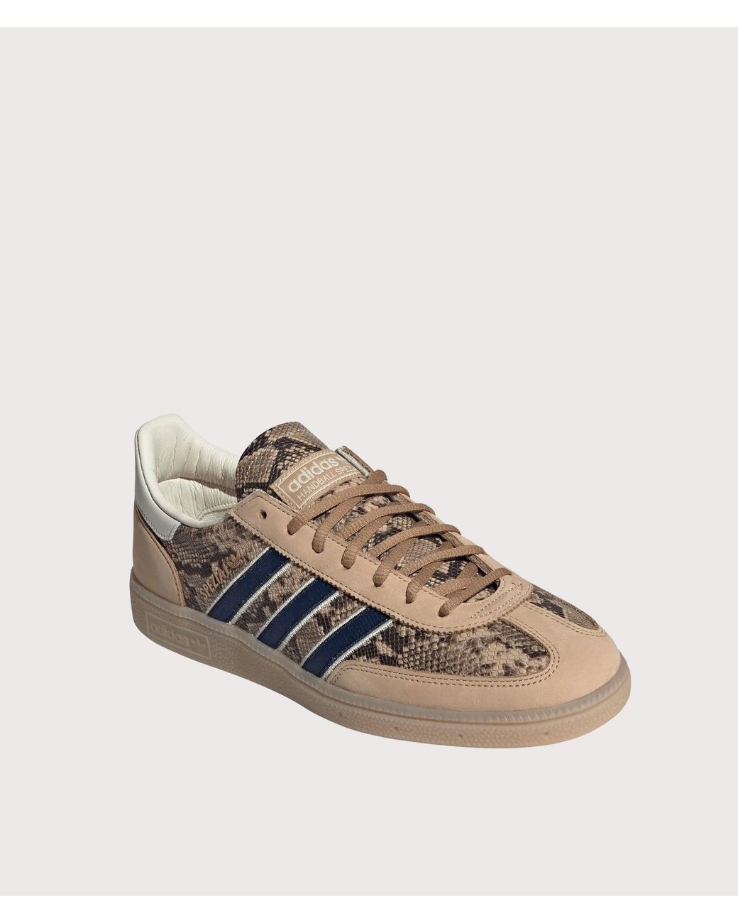 Adidas Originals Brown Snake Print Handball Spezial Trainers for men