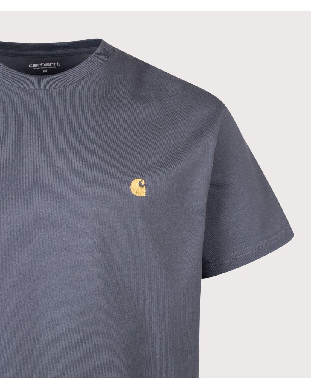 Carhartt Blue Loose Fit Chase T-Shirt for men