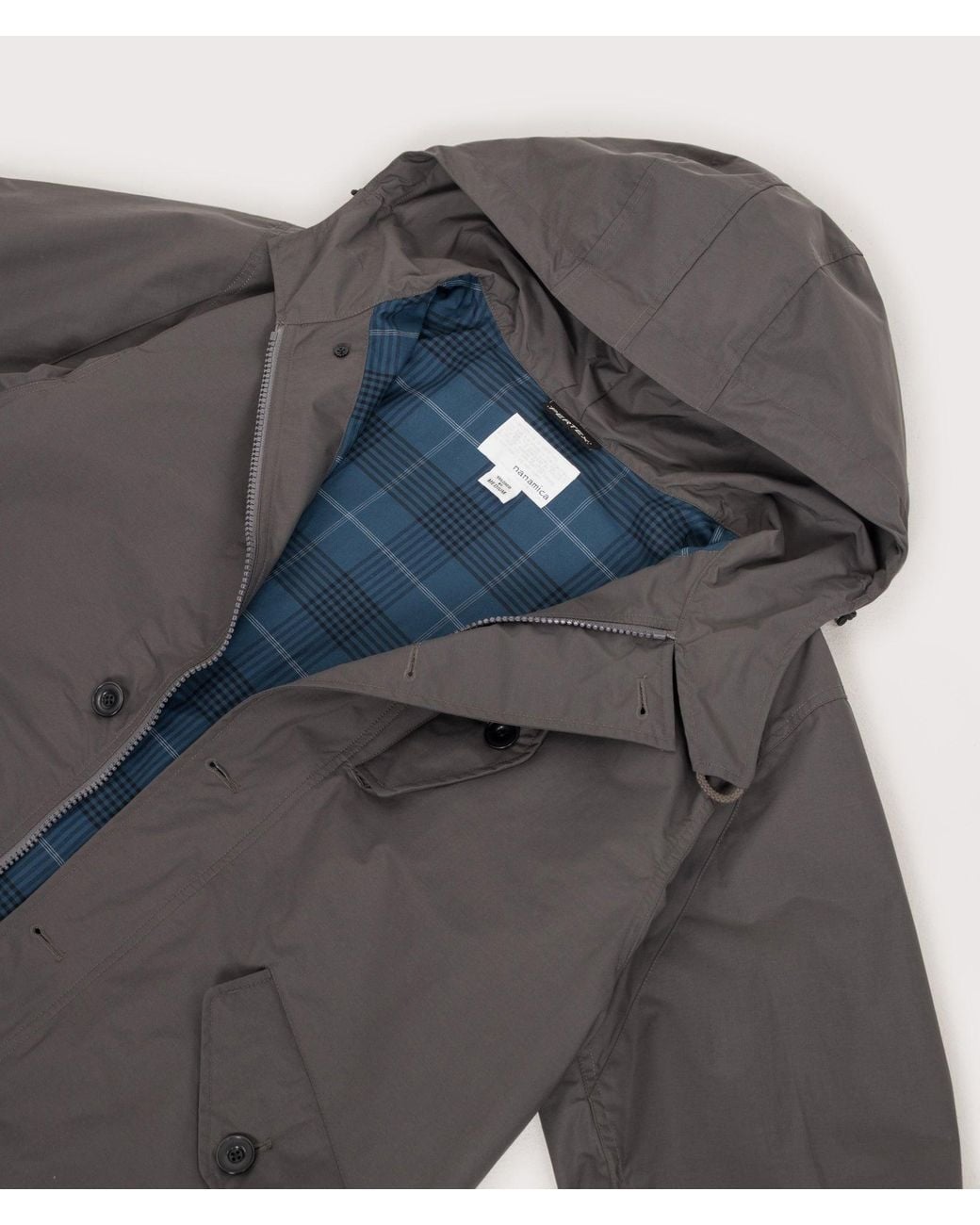 Nanamica Gray 2L Pertex Unlimited Cruiser Jacket for men