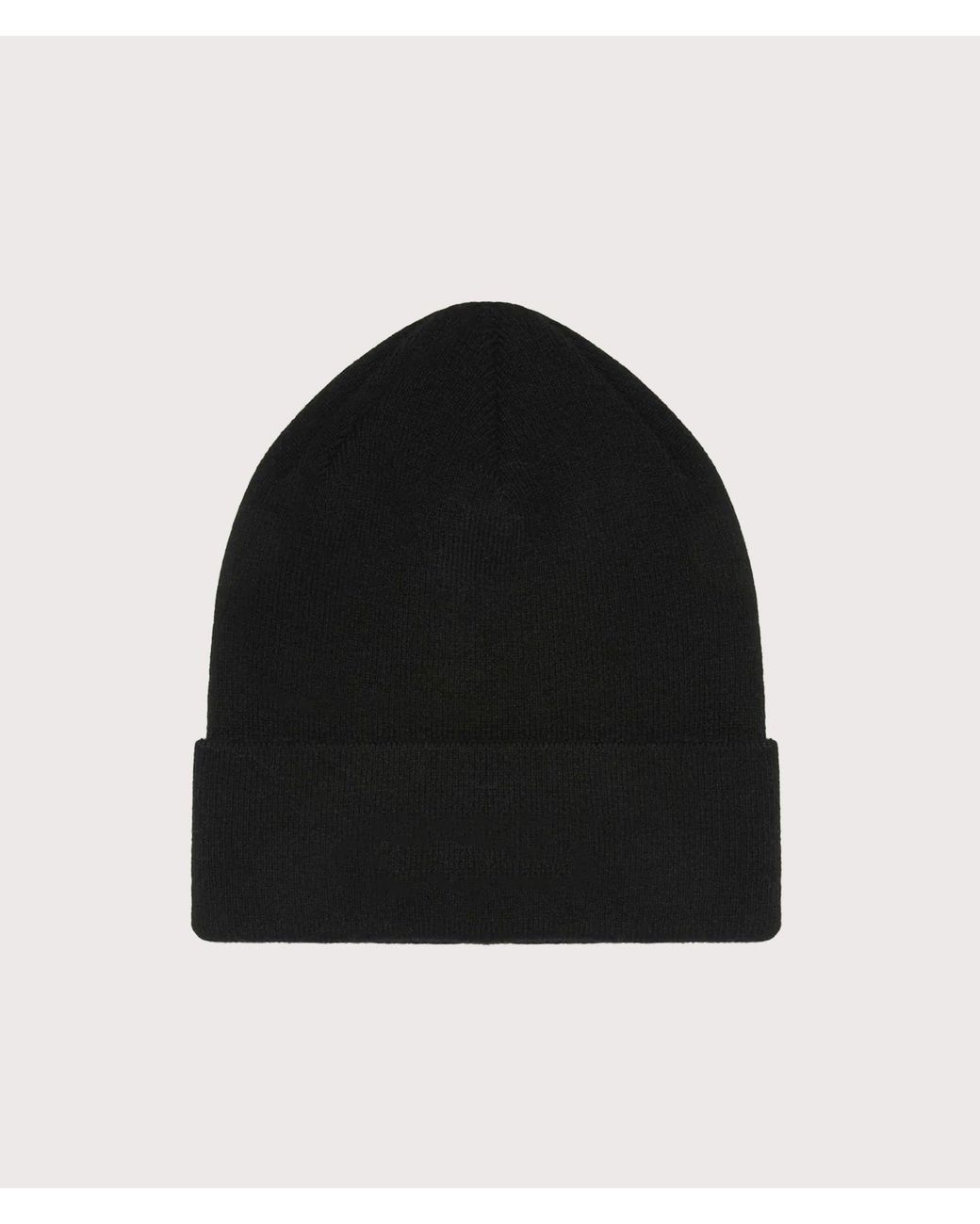 MKI Miyuki-Zoku Black Mki Embroidered Merino Beanie for men