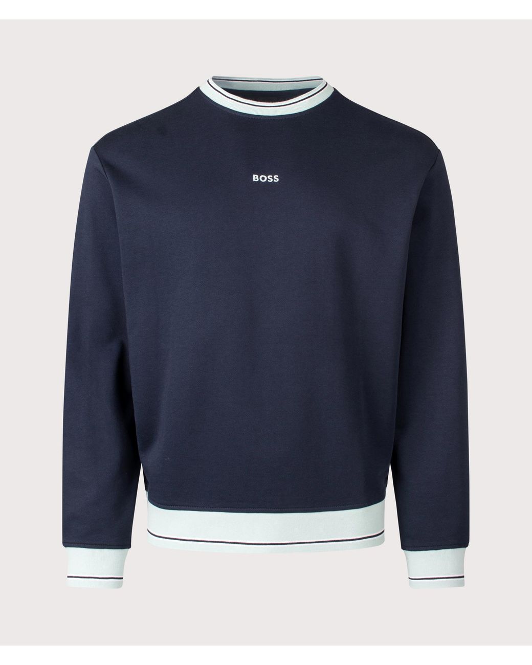 Boss Blue We Blocks Sweatshirt for men
