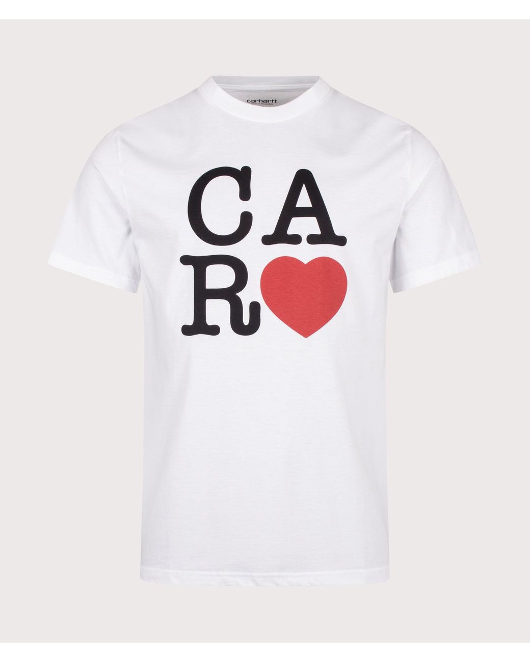 Carhartt White Regular Fit I Hartt T-Shirt for men