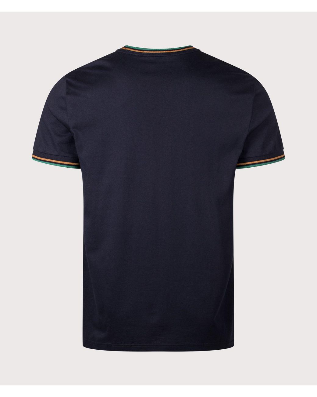 Fred Perry Blue Regular Fit Twin Tipped T-Shirt for men