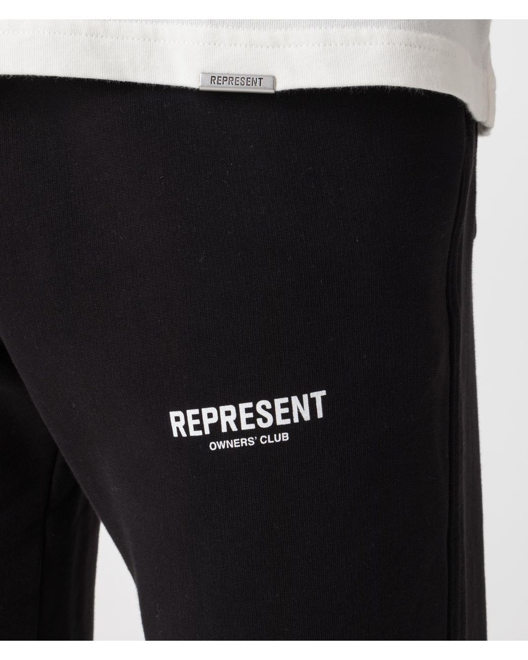 Represent Black Relaxed Fit Owners Club Joggers for men